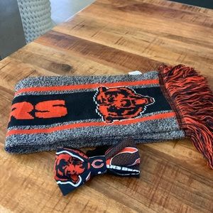 5 for $25! Chicago Bears, scarf and bowtie